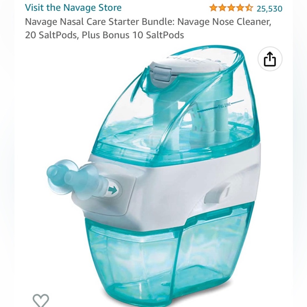 Brand new, never used, in box Navage nasal care saline nasal irrigation